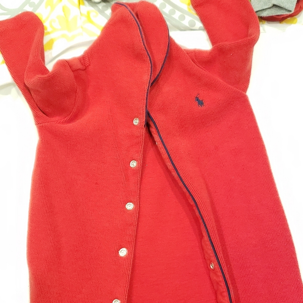 Baby Polo Red Rompber